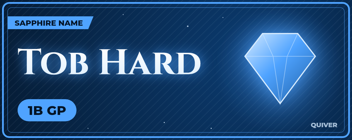OSRS name Tob Hard for sale — 1B GP